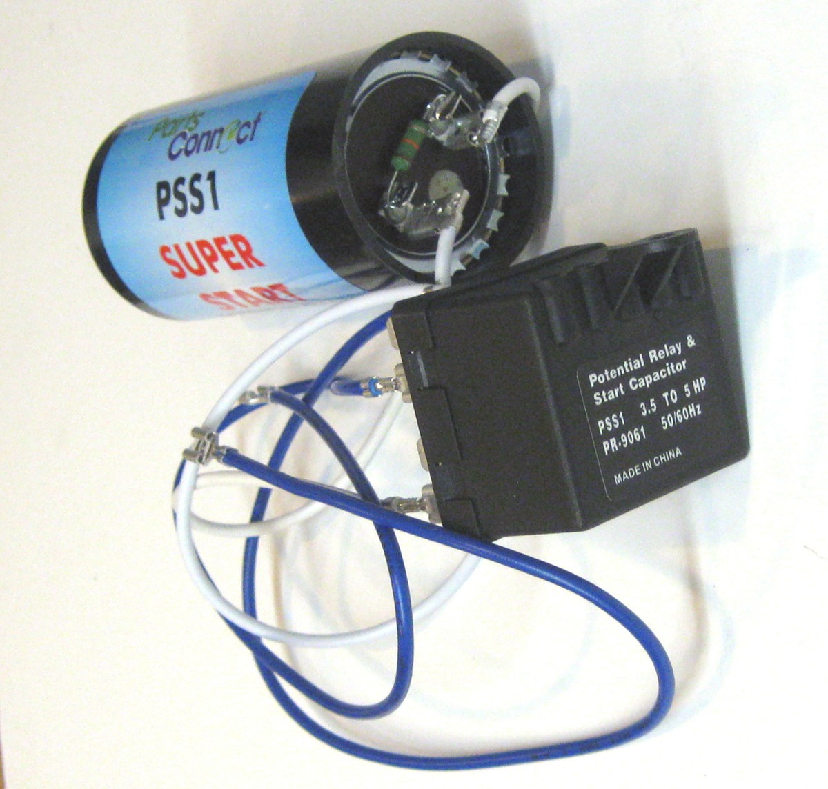 Relais De Potentiel Ajustable 30A 110-270V AC - Pour Démarrage Moteur HVAC Et Compresseurs