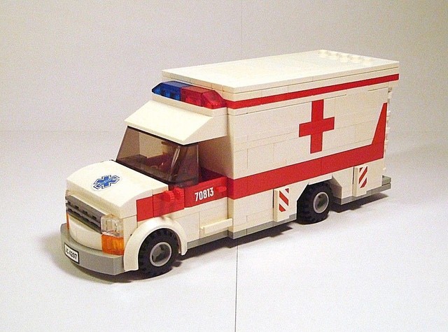 lego custom ambulance