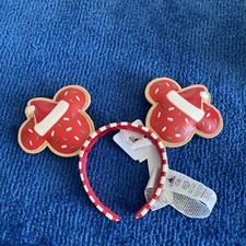 Disney Parks Cookie Christmas Holiday Mickey Minnie Mouse Ears Headband