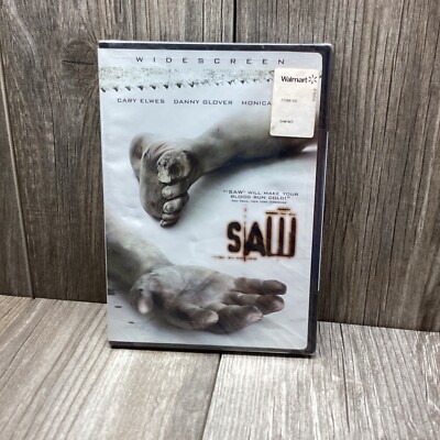 Saw (DVD, 2004, Widescreen) Tobin Bell Cary Elwes NEW