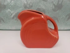 Fistaware Poppy Mini Disc Pitcher Fiesta Orange Small Creamer 5oz