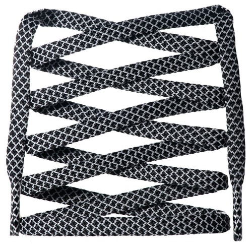 LitLaces - 3M Flat Shoelaces Two Toned Reflective for Running Shoes Night Time - Picture 4 of 10