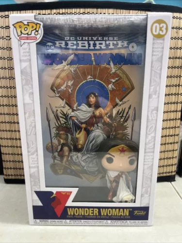 Funko Pop! Comic Book Cover with Case: DC Universe - Wonder Woman #03
