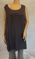 ★ Ulla Popken ★ 46+ 46/48 ~ Top Stricktop HäNgerchen ~ Lagenlook Anthrazit