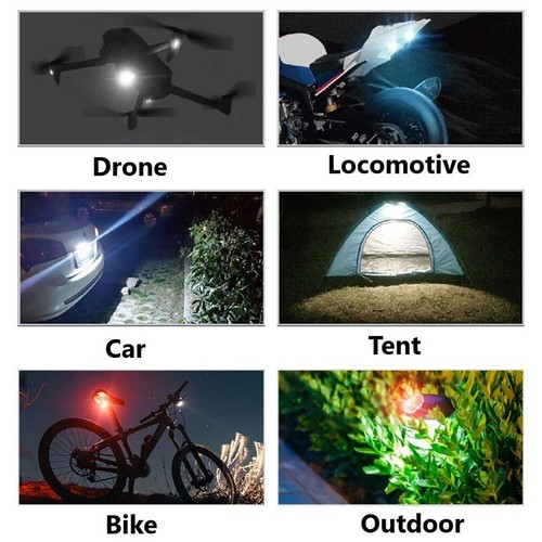 4*High Brightness Wireless LED Strobe Light 7 Colors Rechargeable Flashing Light - Picture 7 of 13