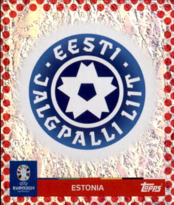 EURO EM 2024 Sticker EST 1 - Estonia - Logo - EURO BORDER