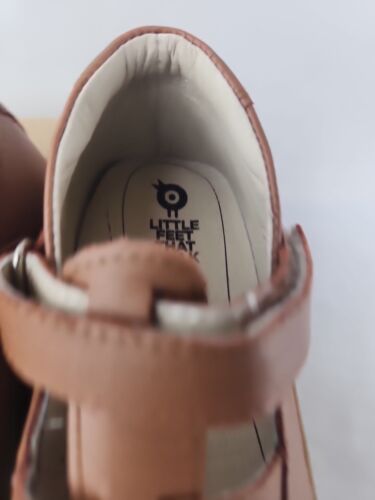 New Old Soles Royal TStrap Leather Closed Toe Leather Girls Brown Shoes Size 10C - 第 5/21 張圖片
