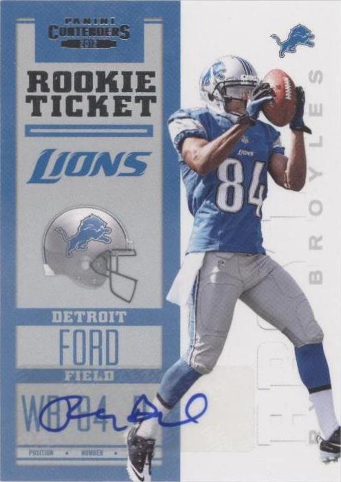2012 Panini Contenders Ryan Broyles #222 - 1 of 2