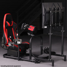Zootopo Racing Simulator Cockpit Adjustable o...