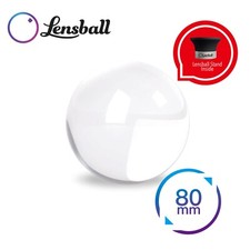 Original Lensball Pro 80mm, K9 Clear Crystal Ball Photography Sphere NWOB
