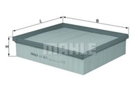Knecht Mahle Luftfilter Mercedes LX 3471