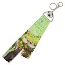 Genshin Impact Character Jingle Bell Lanyard Characters Keychain 13.2" in