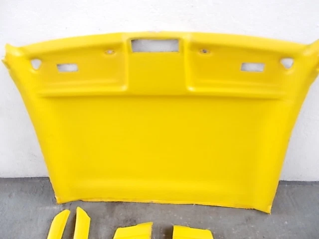 BMW E36 Coupe / Pick Up Umbau Himmel Verkeidung Verkleidungen Leder gelb - Bild 3 von 4