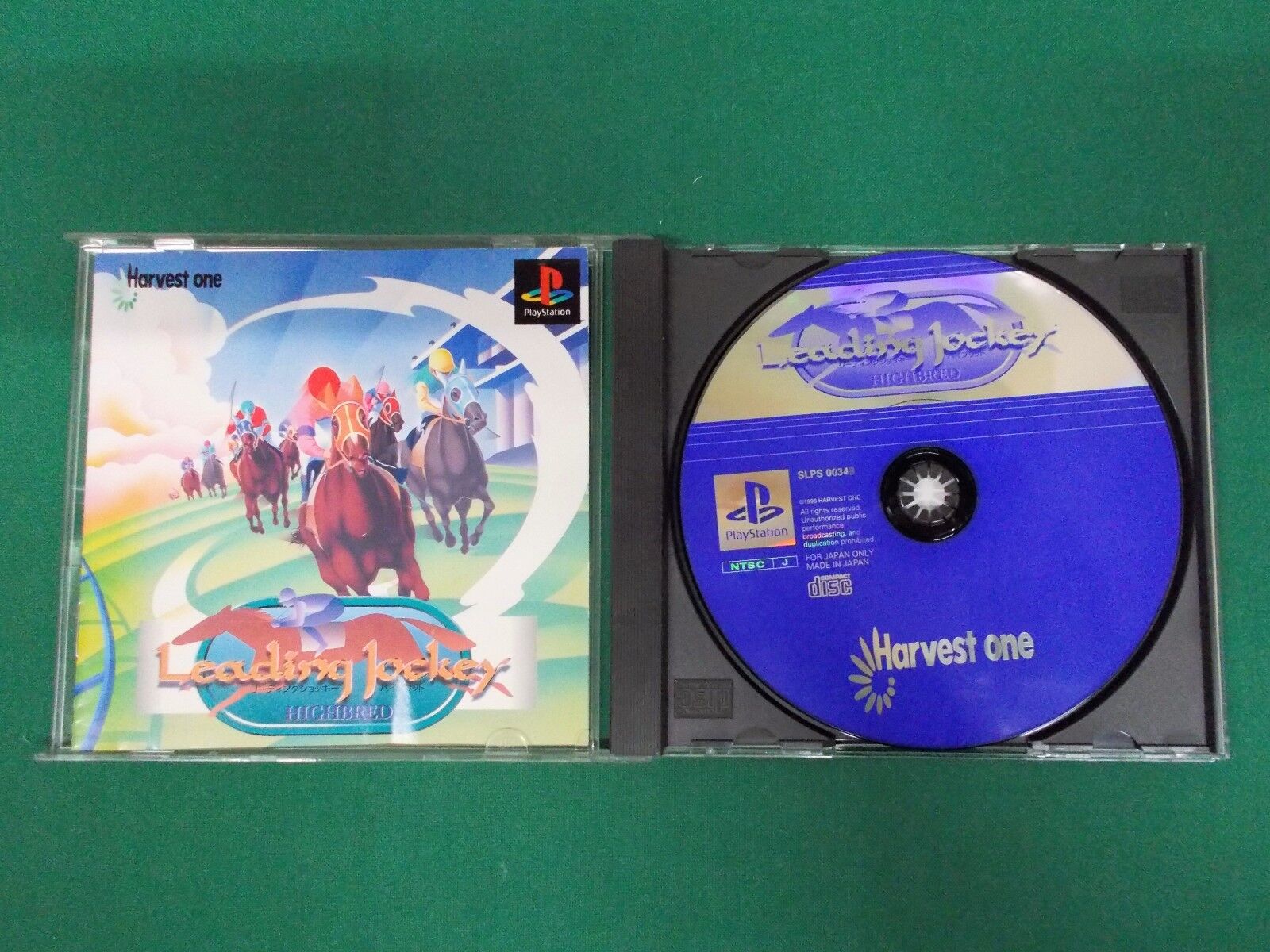 PlayStation -- Leading Jockey: HIGHBRED -- PS1. JAPAN GAME. Works fully!! 16495