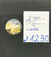 AAFES POGS, 2nd Series/Printing,1 POGS, 5¢, #P1230, GOOD