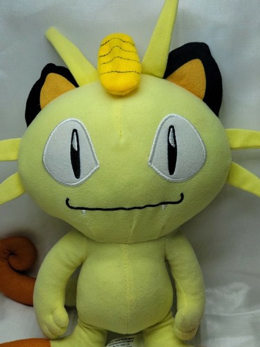 Pokemon Meowth Plush Stuffed Toy 2020 Toy Factory Pokedoll Cat Team Rocket 11" - Picture 2 of 12