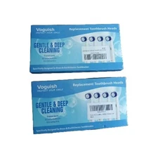 2 Pk Set of 4 Voguish replacement toothbrush heads for Braun & Oral-B electric 8