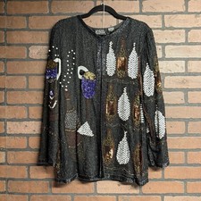 Vintage Festive Beaded Jacket