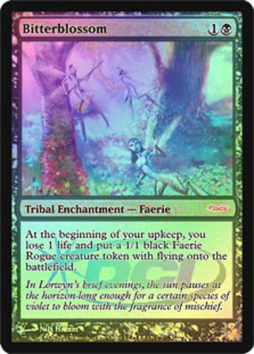 1x Bitterblossom - Foil Near Mint MTG Magic - Kid Icarus -