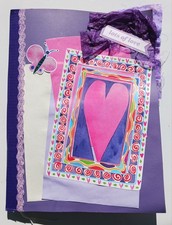 Handmade Junk Journal Colorful Purples, Pinks, and more 40 pgs