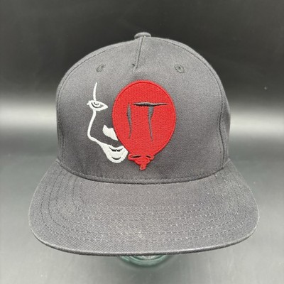 IT Chapter Two Pennywise Balloon Snapback Hat Gray Horror Movie Clown Cap
