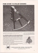 AC Spark Plug General Motors Vintage Magazine Ad Project Apollo Space 1963