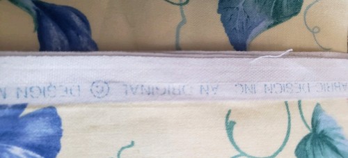 Vtg 1994 Interior Decorator Fabric 2 yds X 55" Floral Morning Glory PUCCI - Picture 2 of 8