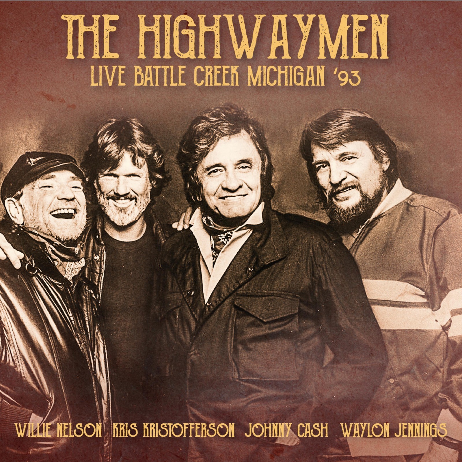 Highwaymen Live Battle Creek Michigan 93 CD NEW