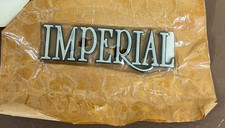 1981 1982 1983 Chrysler Imperial Fender Emblem Nos