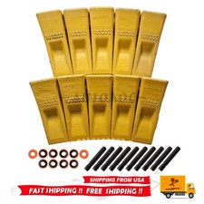 1U3202 Bucket Teeth with Pins 8E6208 Retainers 8E6209 For J200 Series - 10 Set