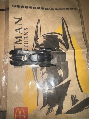 Batman Returns Batmobile Candy With McDonald s Happy Meal Bag