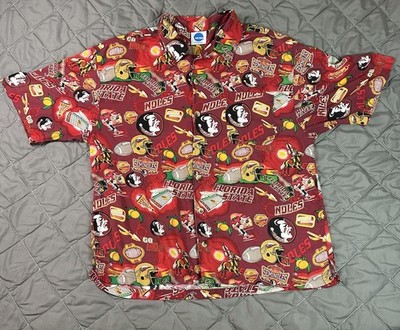 VINTAGE Florida State Seminoles Shirt Mens XL Red Football