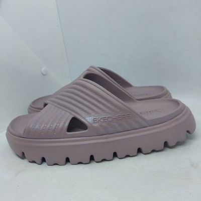 Skechers Foamies Platform Sandals Womens Size 7 Purple  display picture 2