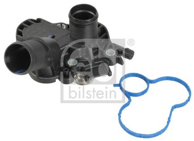 FEBI BILSTEIN Thermostat Kühlmittel 174390 mit Gehäuse für OPEL CROSSLAND P17 1
