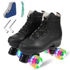 Derby Roller Skates: Pro Outdoor/Indoor, Adjustable 4-Wheel for Men  Women