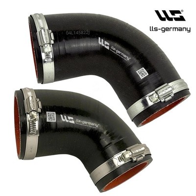 2x Verstärkter Silikon Druckschlauch für VW Multivan T6 2.0 TDI 04L145822 / J