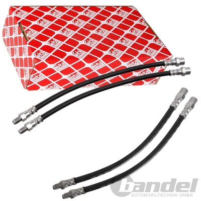 4x FEBI BREMSSCHLAUCH VORNE + HINTEN passend für MERCEDES 123 C123 S123 W123 124 - Bild 1 von 3