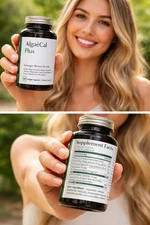 AlgaeCal Plus Stronger Bones *LARGER  120 count Algae Cal  UNOPENED-NEW.