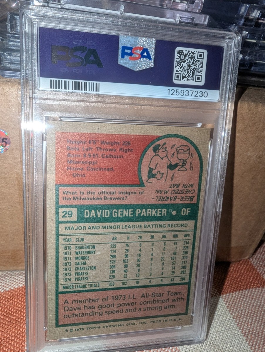 1975 Topps - Dave Parker #29 PSA 7 Pirates Cobra | eBay