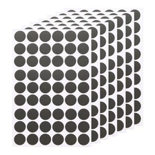 7 PCS Self-Adhesive Screw Hole Stickers, 0.83" Iron grey Screw Hole Cover