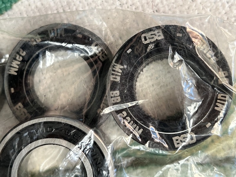 BSD Substance Mid BB Set 22mm Black BMX Fit Dk SE GT S&M MCS DYNO VG Elf Auburn