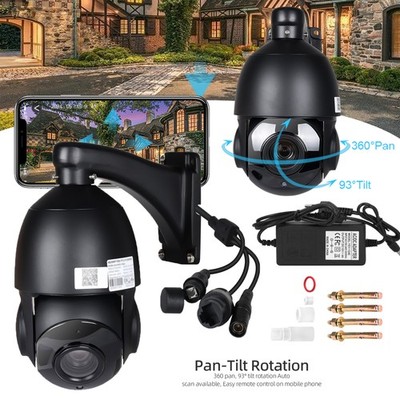 For Hikvision 30x Zoom PTZ Überwachungskameras 8MP Zwei-Wege-Audio PoE IP-Kamera