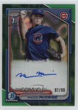 2024 Bowman Chrome Prospect Green Lava Refractor /99 Mason McGwire #CPA-MM Auto
