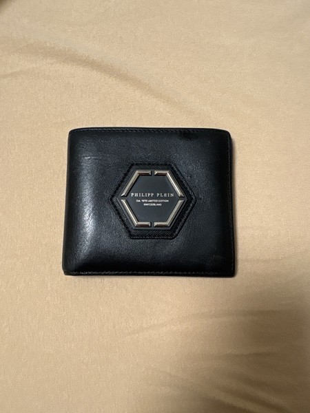 portemonnaie,phillipp plein, schwarz,  guter zustand, limitiert 