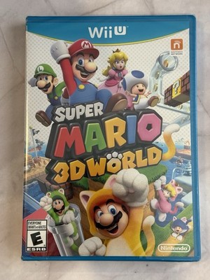 *RARE* Super Mario 3D World Nintendo Wii U Blue Case NEW & FACTORY SEALED
