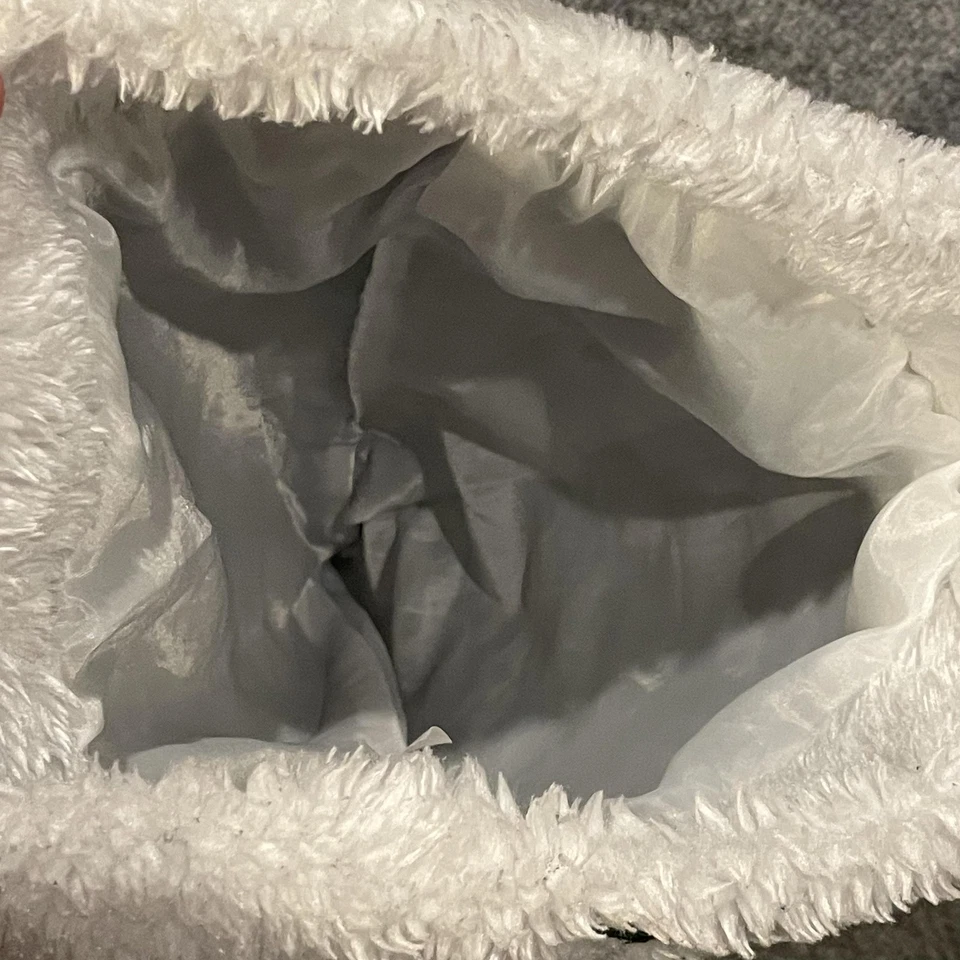 Philadelphia Eagles Hat Santa Green White NFL Football Christmas Pom - Image 4 of 4