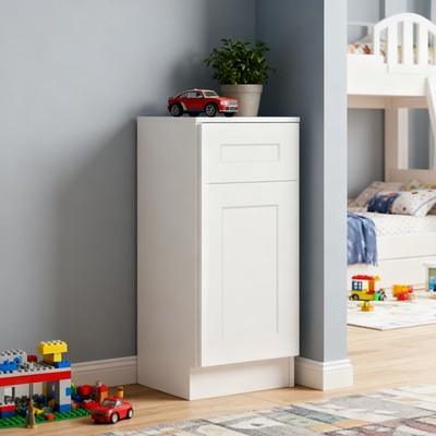 12'' Shaker Base Cabinet Soft Close Door Drawer Adjustable Shelf Freestanding