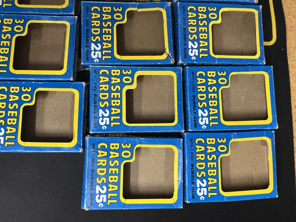 1971 Topps Baseball Empty Cello Pack Boxes (see Description) - Image 3 of 4