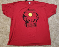 Marvel Iron Man Suit Red Super Hero Tee Shirt Sz 2XL