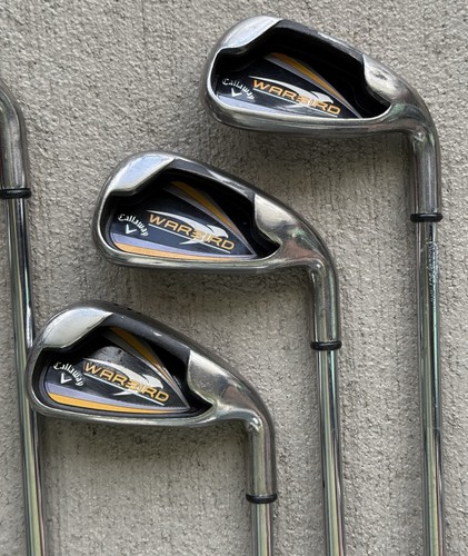 Callaway Right Handed Iron Set WARBIRD 4-6 8-9 PW No 7 Iron Steel Shaft Flex UNI - Picture 3 of 24